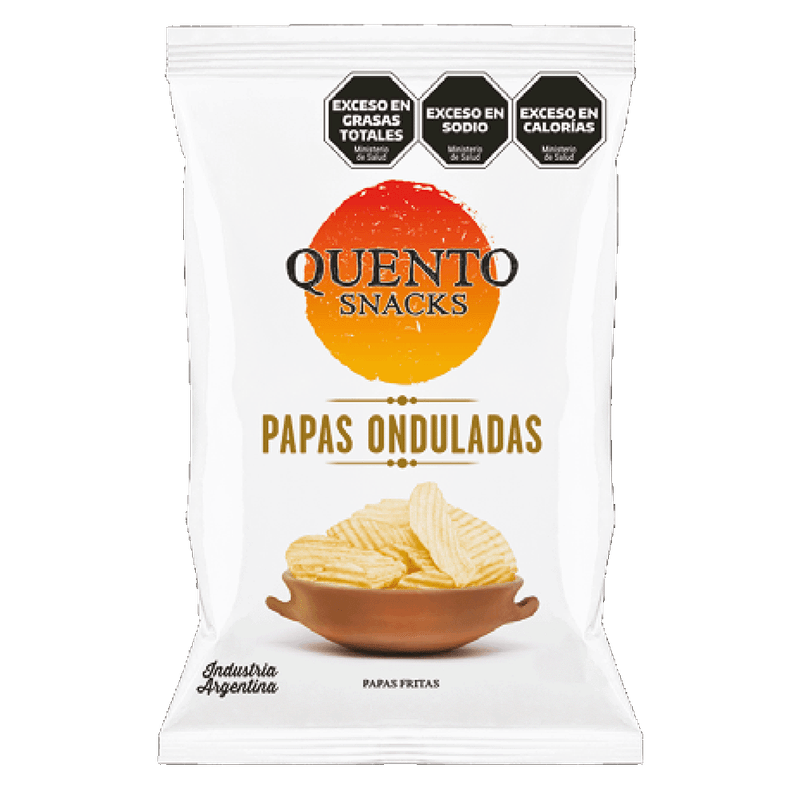 Papas QUENTO Onduladas 92g