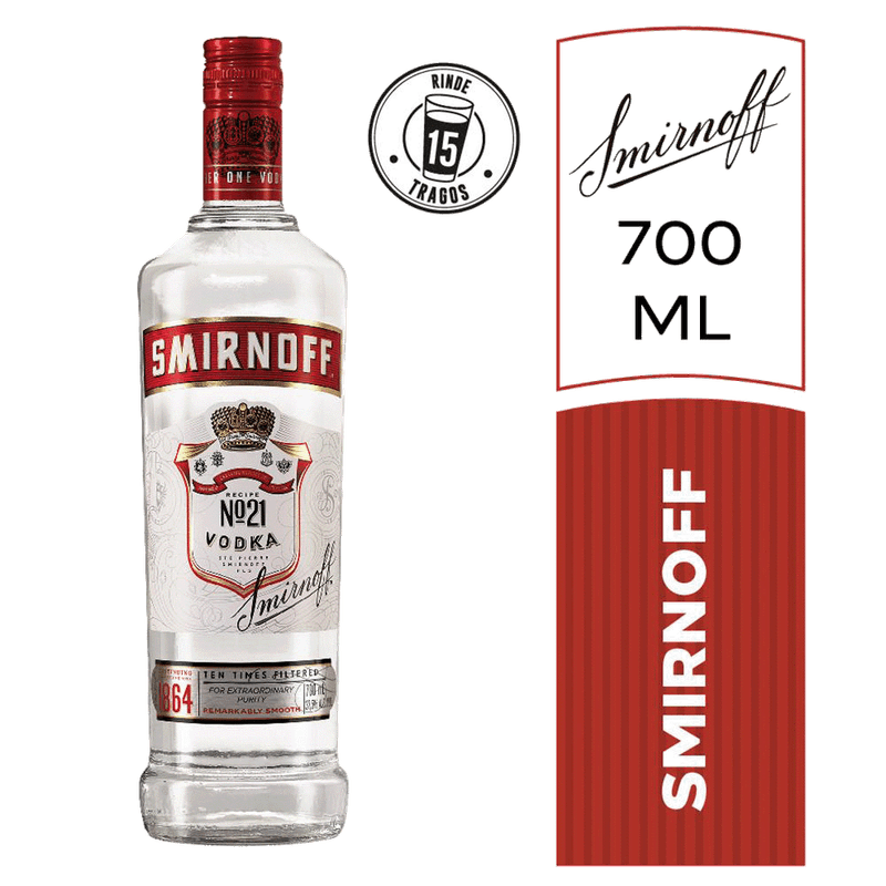 Vodka SMIRNOFF Original 700cc