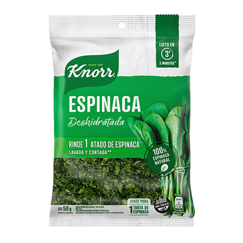Vegetales KNORR Deshidratados Espinaca 50g
