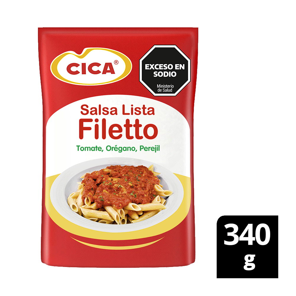 Salsa Lista Cica x 340 gr. Filetto