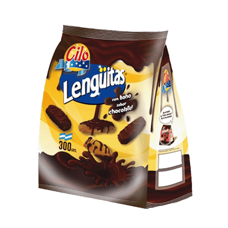 Galletitas CILO Lenguitas Bañadas Chocolate 300g