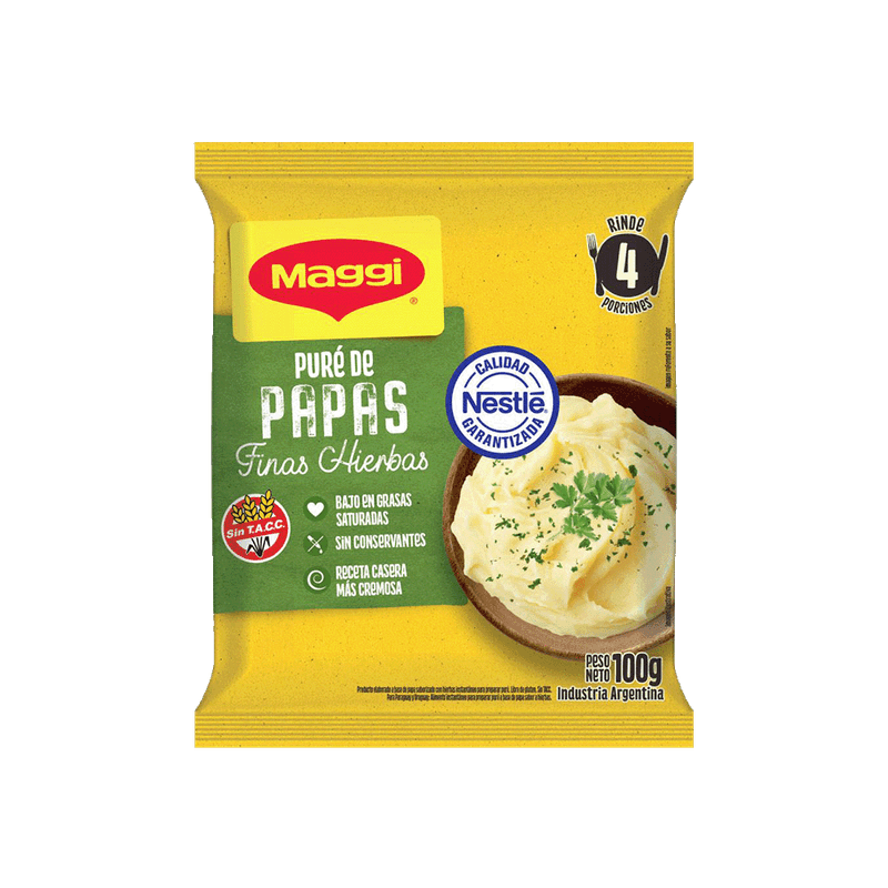 Pure Papas MAGGI Finas Hierbas 100g