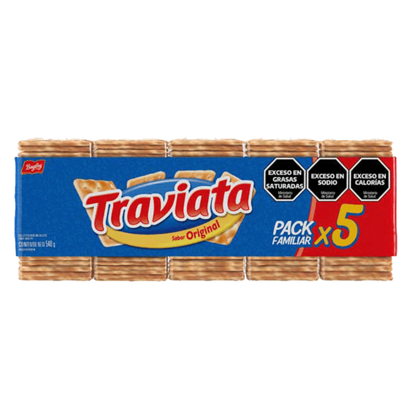 Galletitas TRAVIATA Pack5 540g
