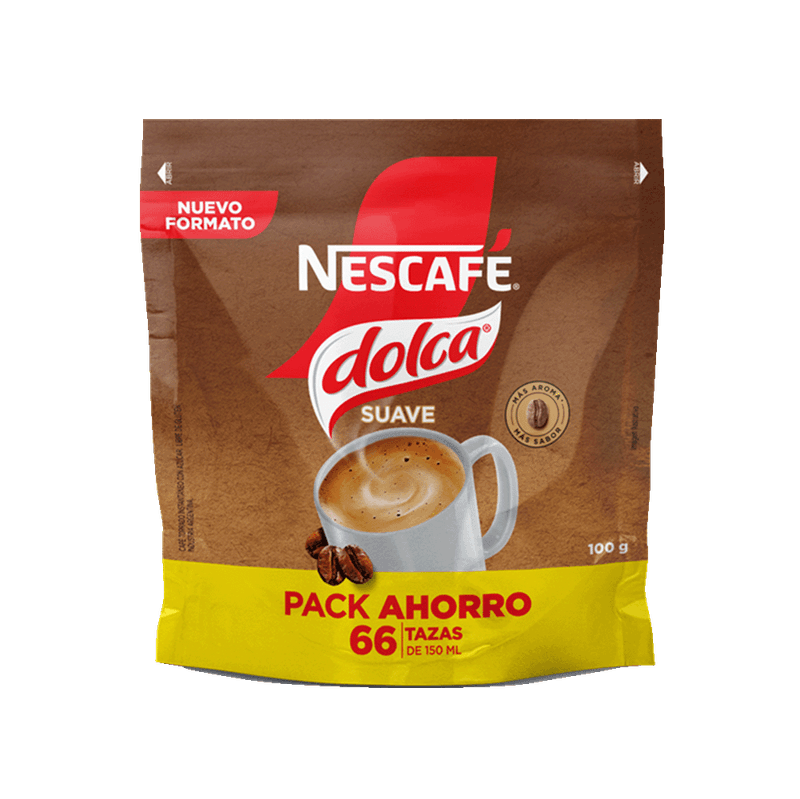 Cafe Instantaneo NESCAFE DOLCA Suave Doy Pack 100g