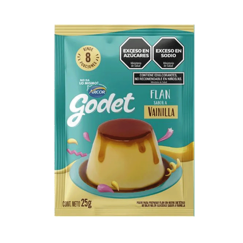 Flan Godet de Vainilla 30 Grs