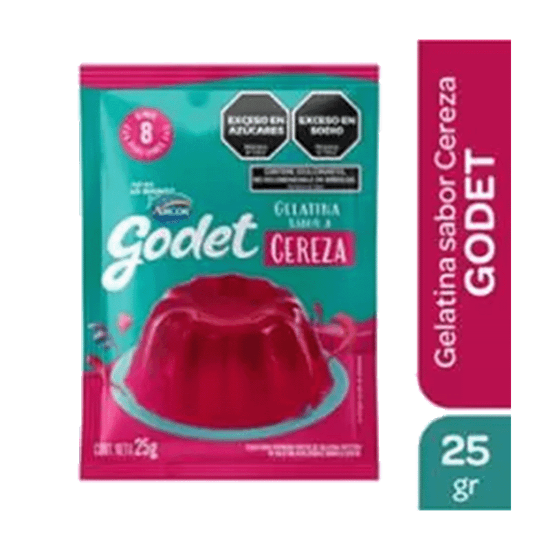 Gelatina GODET Cereza 25g