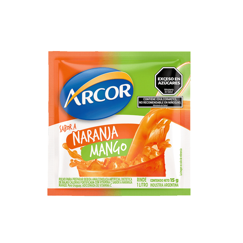 Jugo ARCOR Polvo Naranja Mango 15g