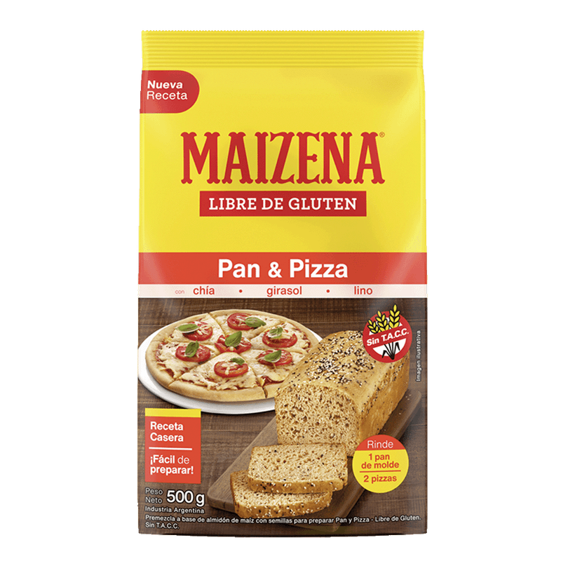 Premezcla MAIZENA Pan y Pizza 500g