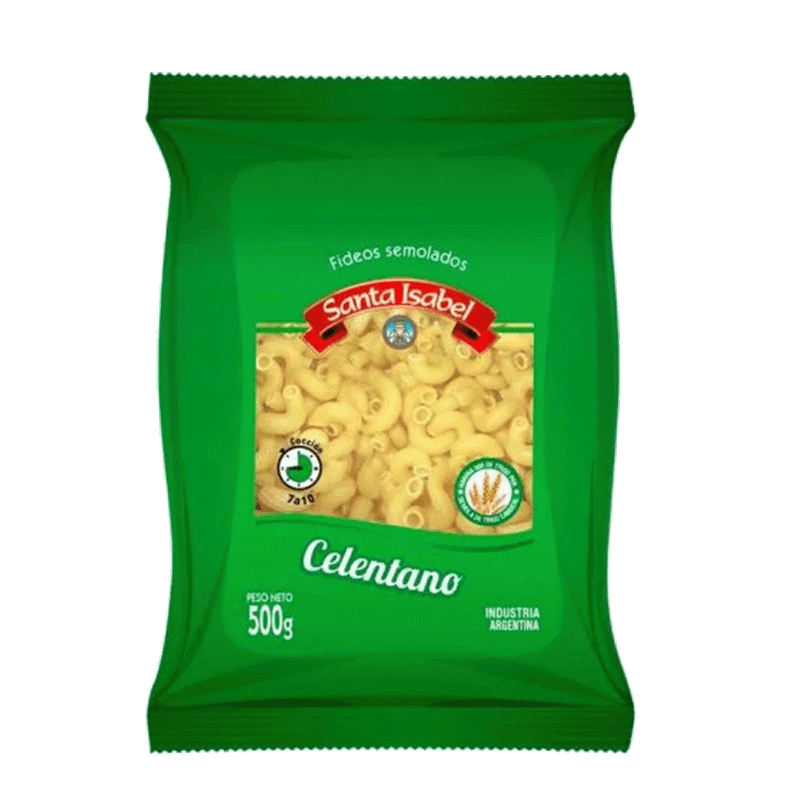 Fideos SANTA ISABEL Celentano 500g