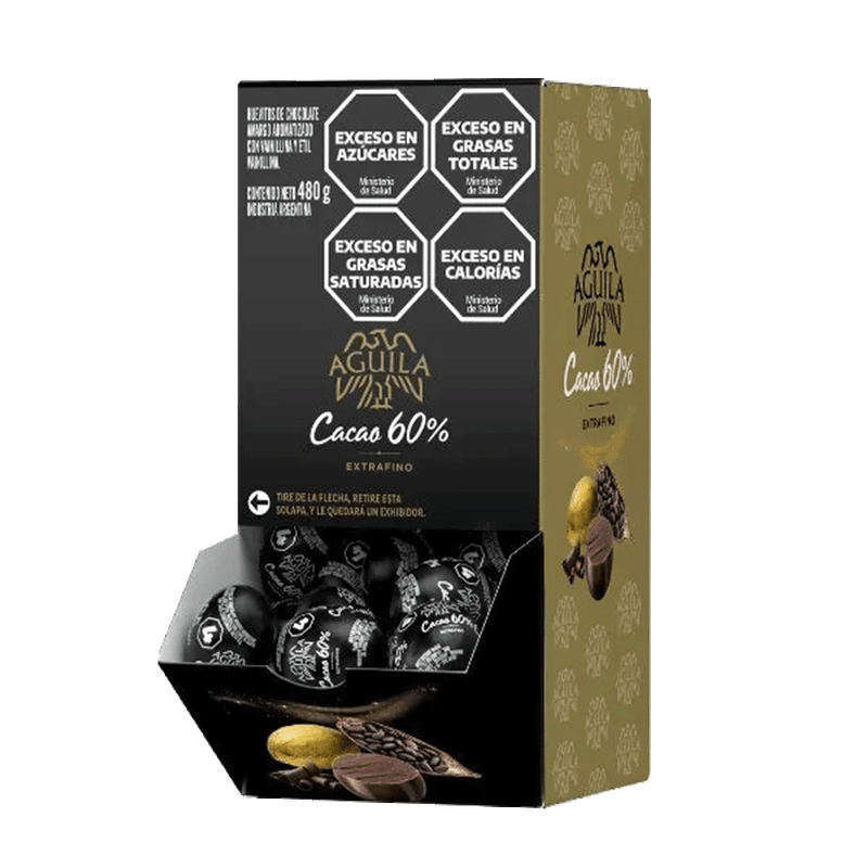 Huevos Pascuas AGUILA 60%Cacao 8g