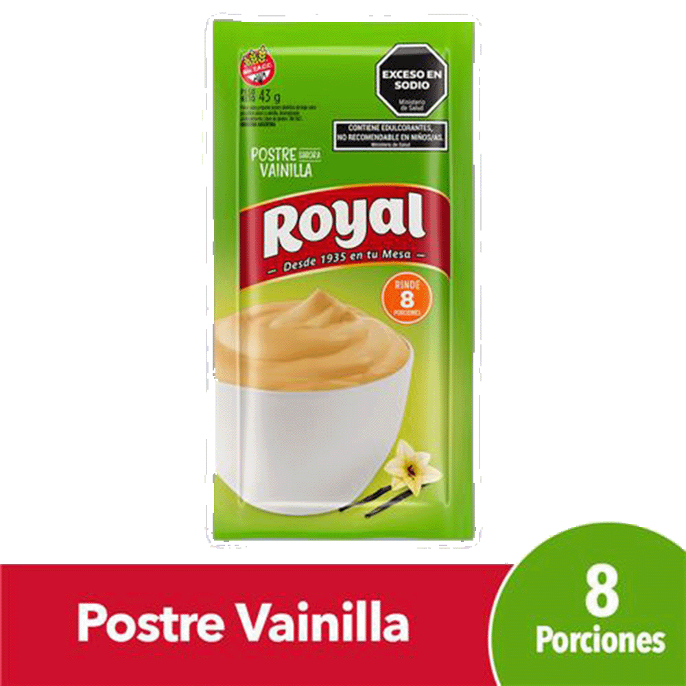 Postre Royal de Vainilla 43 gr