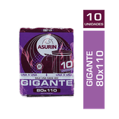 Bolsa Residuo ASURIN Gigante (80x110) 10u