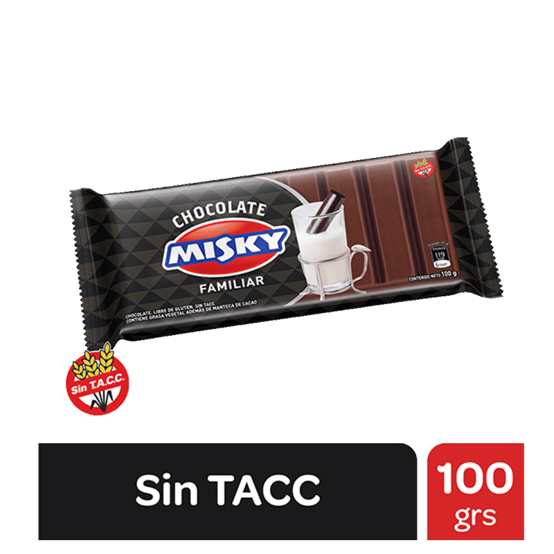 Chocolate MISKY Para Taza 100g