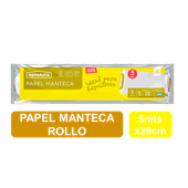 Rolla SEPARATA Papel Manteca 5mt