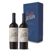 Vino SANTA JULIA Estuche Malbec-Cabernet 2u