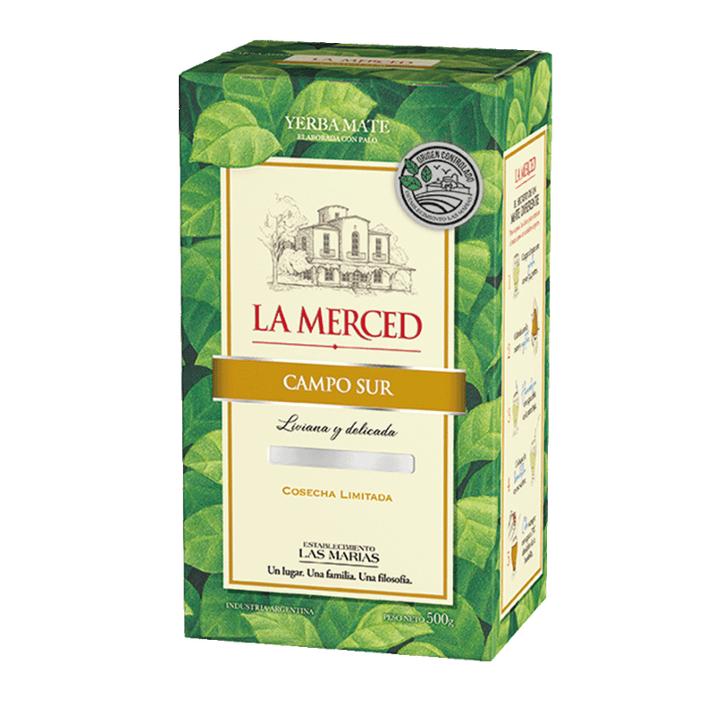 Yerba LA MERCED De Campo Sur OC 500g