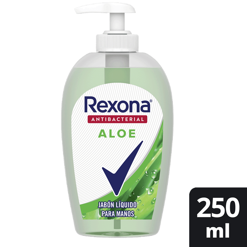 Jabón Liquido REXONA Antibacterial Aloe 250ml