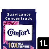 Suavizante COMFORT Concentrado Fiber Protect Doy Pack 1l