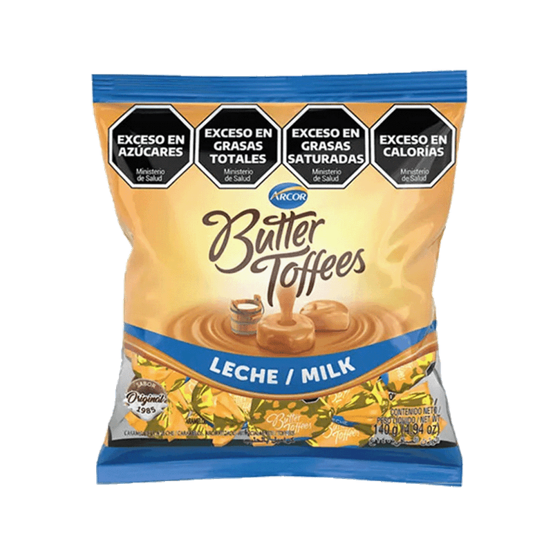 Caramelos BUTTER TOFFEES Leche 140g