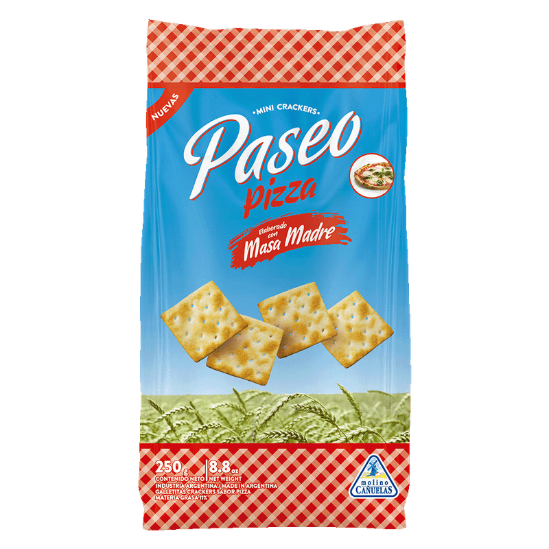 Galletitas PASEO CRACKERS Pizza 250g