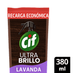 Limpiador Liquido CIF Brillo Lavanda Doy Pack 380ml