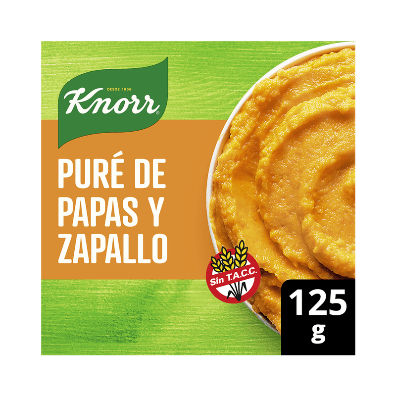 Pure Papas KNORR Listo Papa/Zapallo 125g