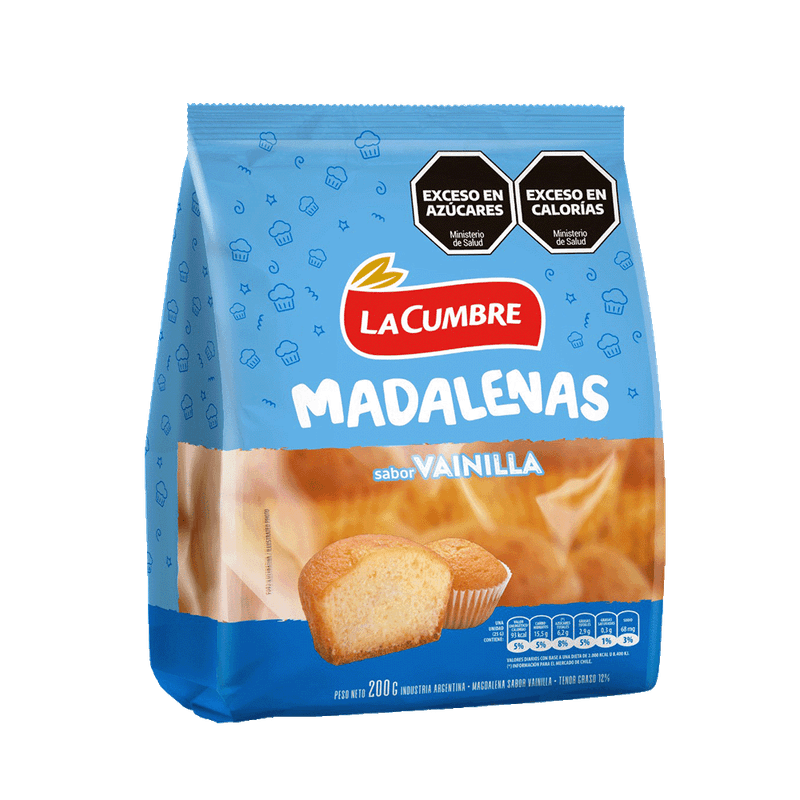 Madalenas LA CUMBRE Vainilla 200g