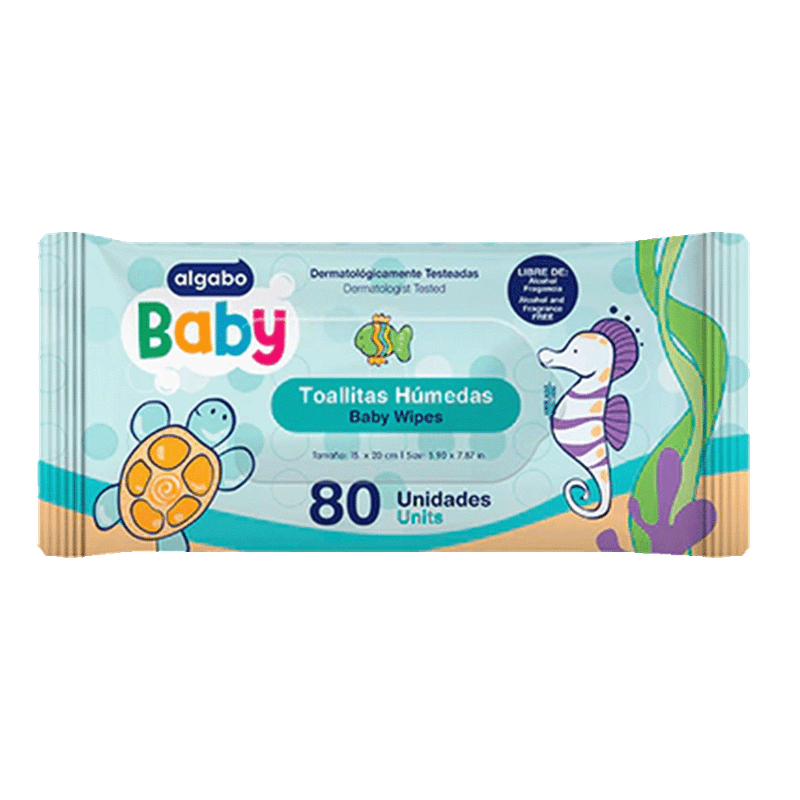 Toallas Humedas ALGABO Baby Doy Pack 80u