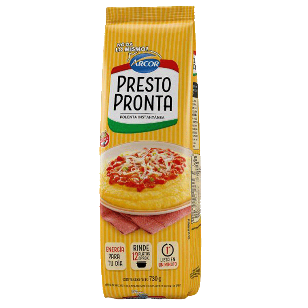 Polenta Instantánea Presto Pronta Bolsa 730 gr