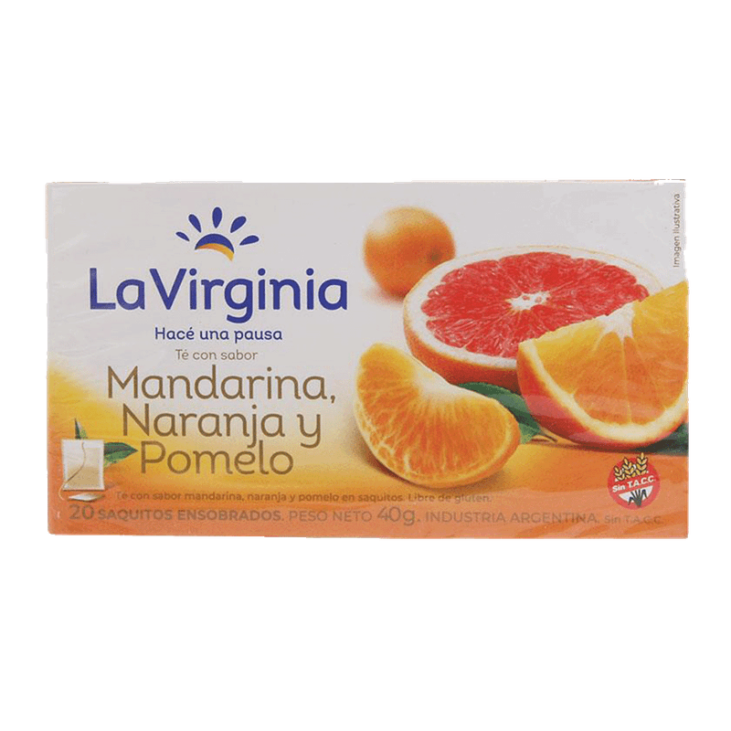 Te LA VIRGINIA Mandarina/Naranja/Pomelo 20u