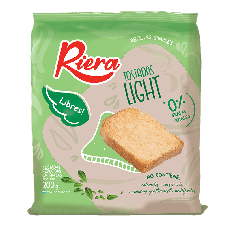 Tostadas RIERA Light 200g