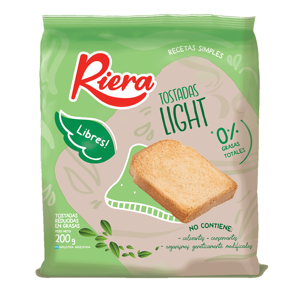 Tostadas Light Libres Riera 200g