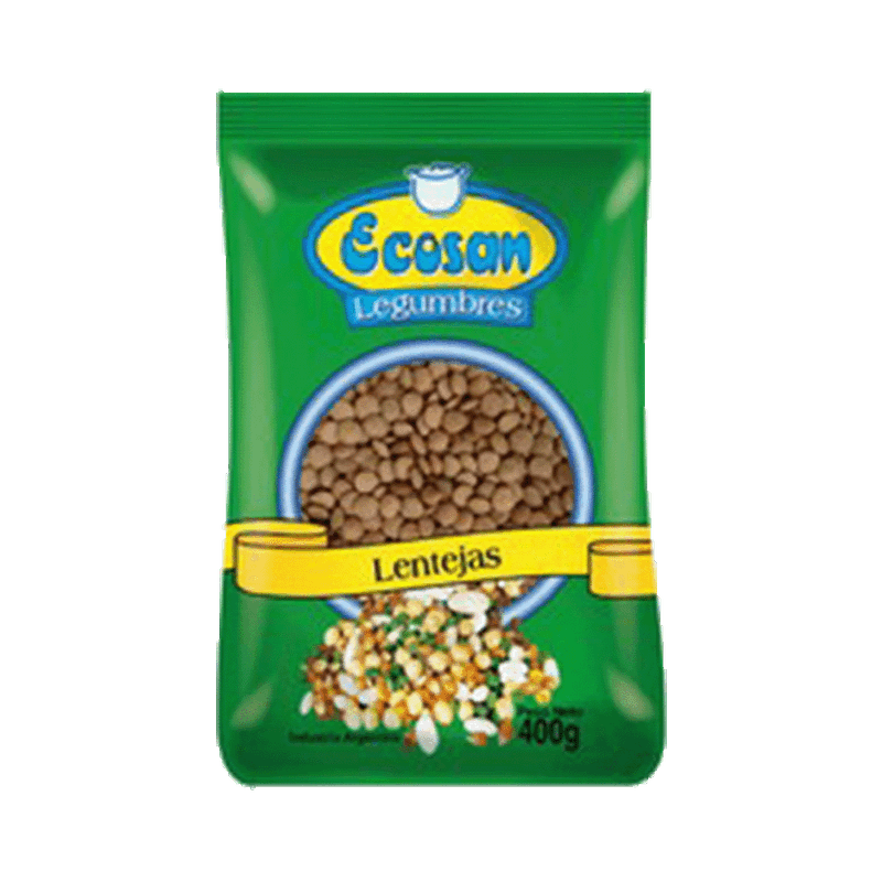 Lentejas ECOSAN Bolsa 400g