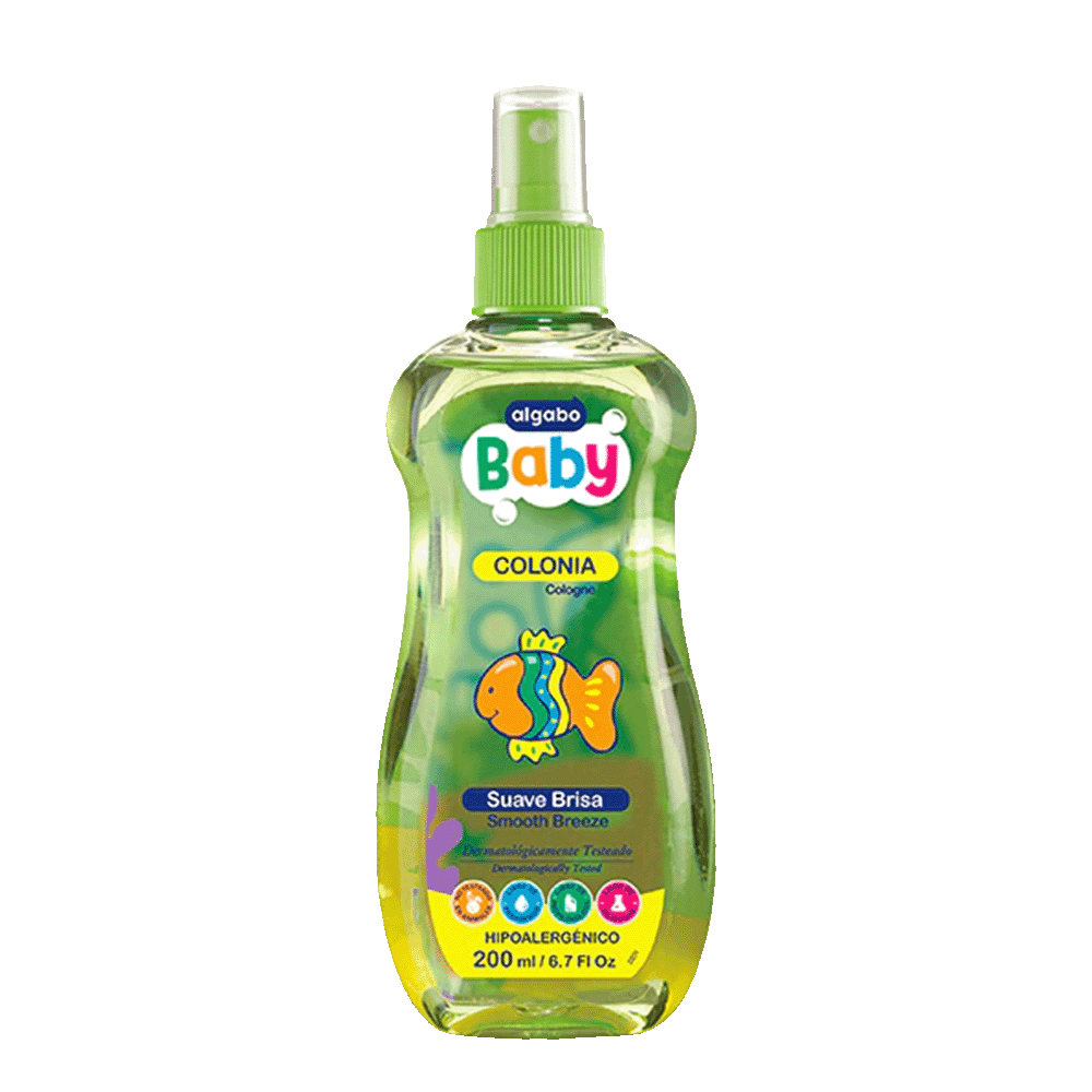 Colonia Bebe Suave Brisa Algabo Baby Bot 200 ml