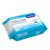 Toallas Humedas ALGABO Desmaquillantes 25u