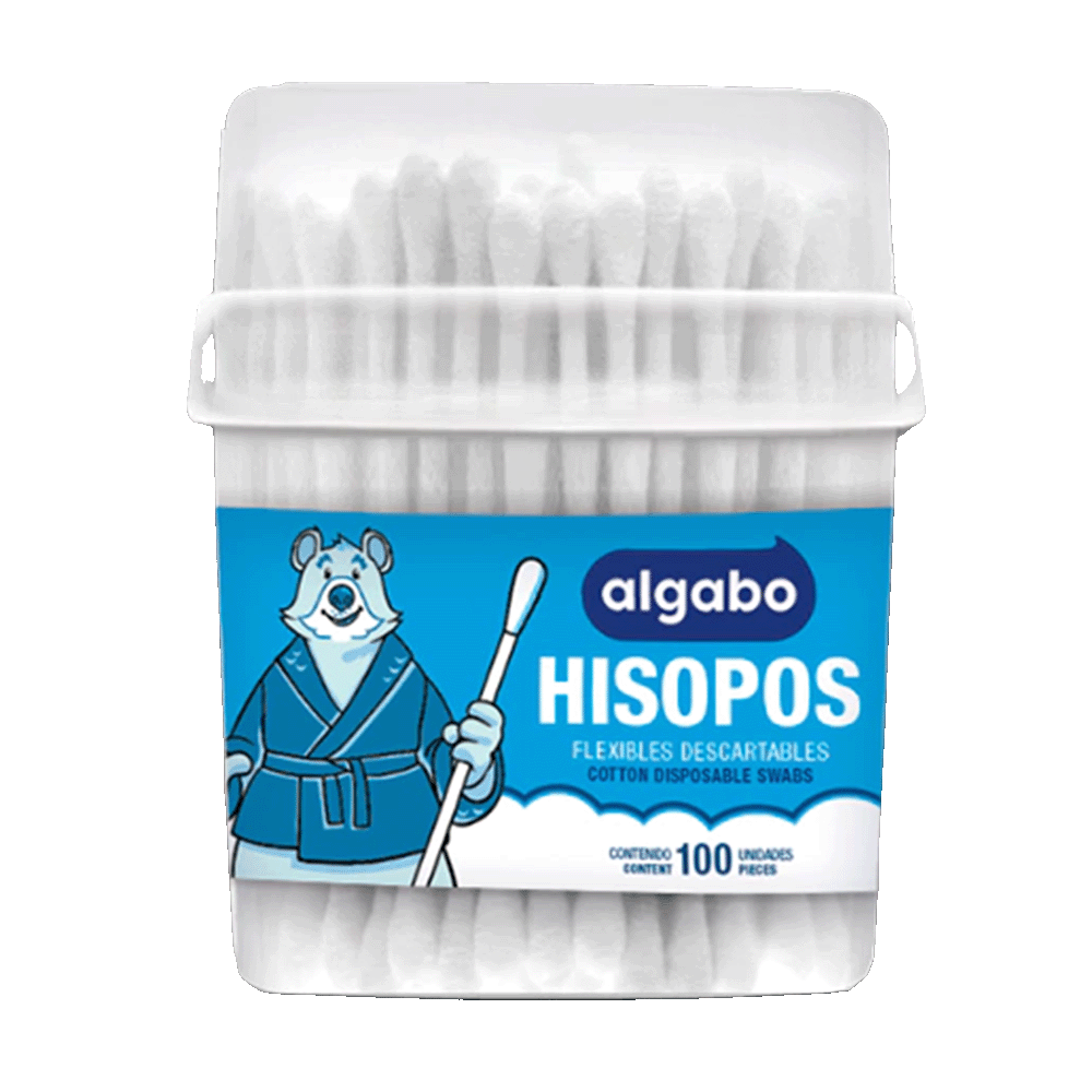 Hisopos Algabo Tubo x 100 Unid