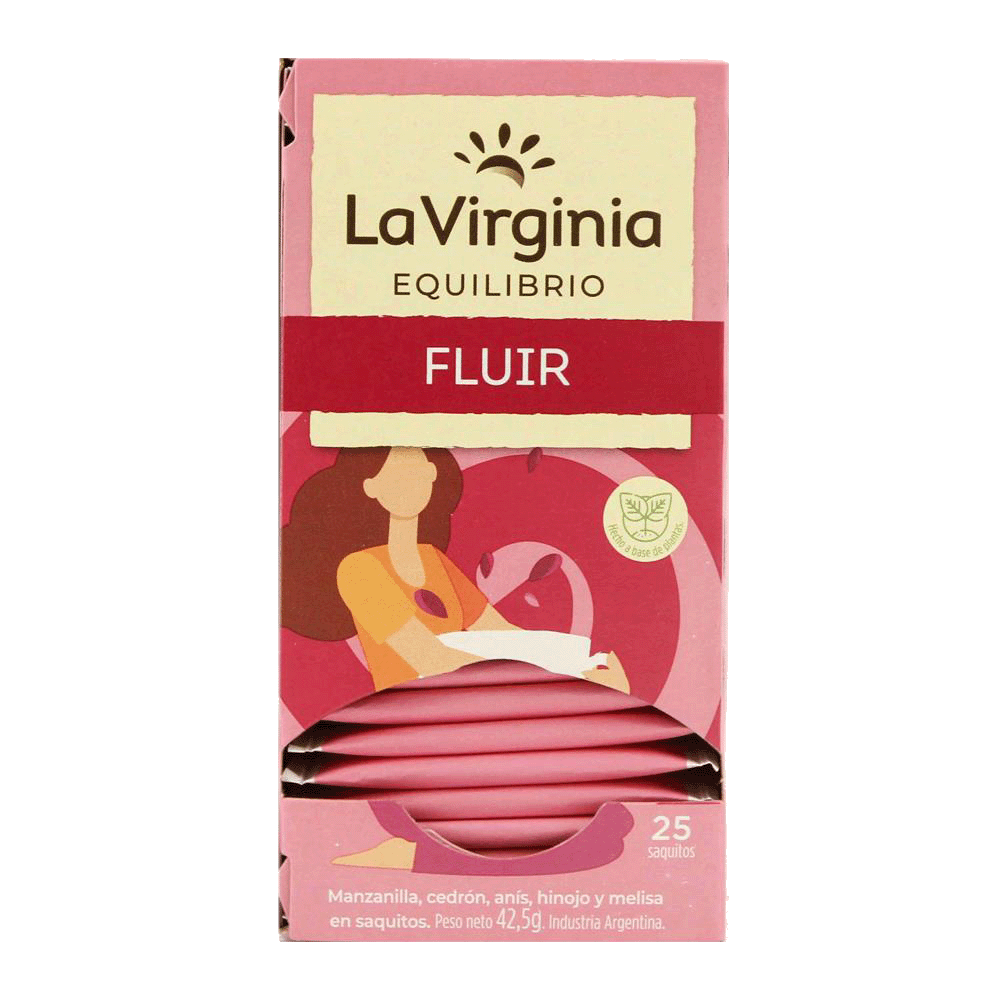 Te La Virginia x 25 Saquitos Fluir