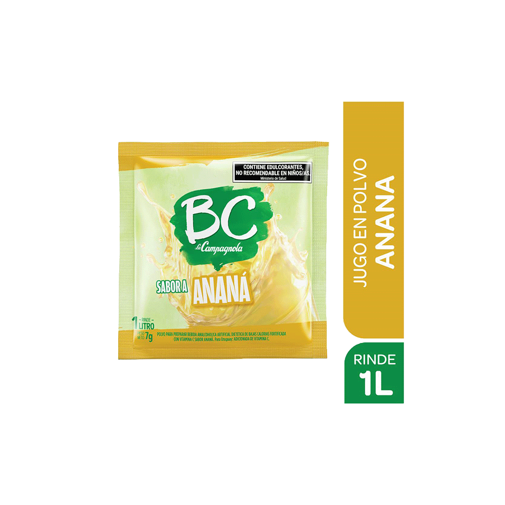 Jugo Polvo BC Anana X78gr