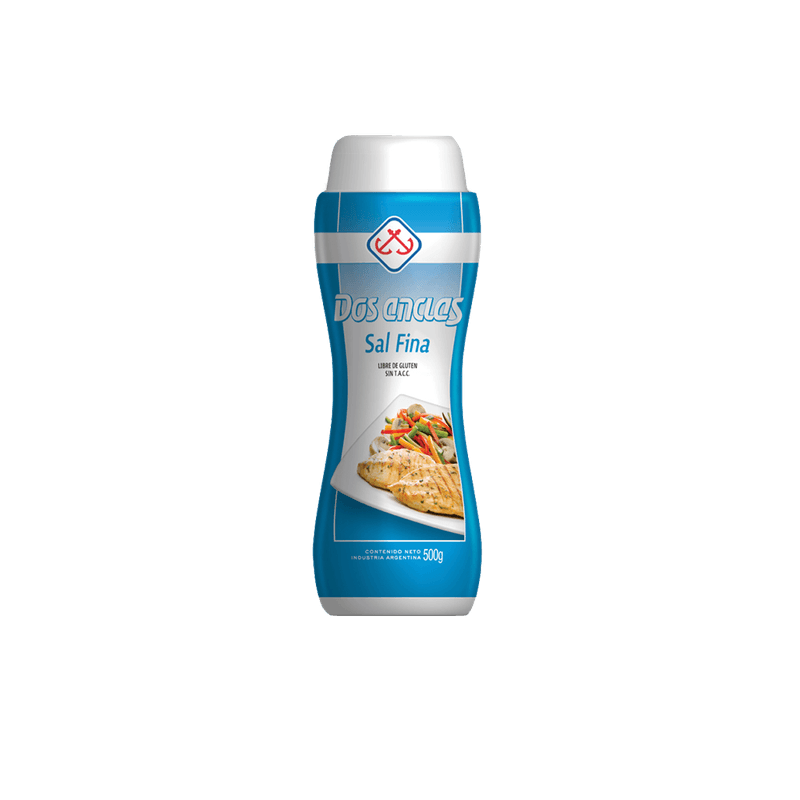 Salero DOS ANCLAS Fina Mesa 500g