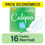 Toallas Femeninas CALIPSO Normal Con Gel 16u