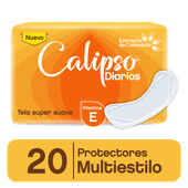 Protector Diarios CALIPSO Multiestilo Con Calendula 20u