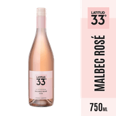 Vino LATITUD 33 Malbec Rose 750c