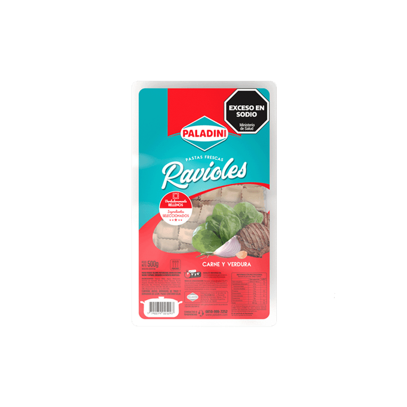 Ravioles PALADINI CarneVerdura 500g