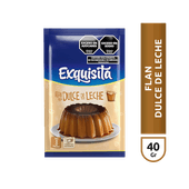 Flan EXQUISITA Dulce De Leche Vitamina y Zinc 40g
