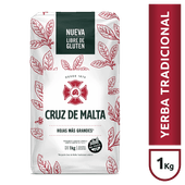 Yerba CRUZ DE MALTA Libre De Gluten 1k
