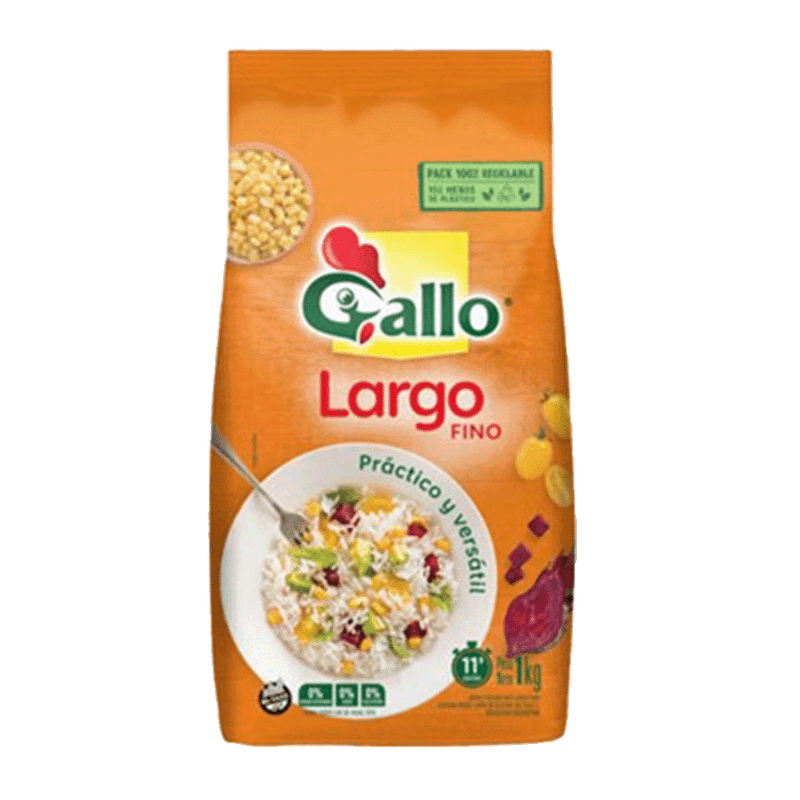 Arroz GALLO Largo Fino Bolsa 500g