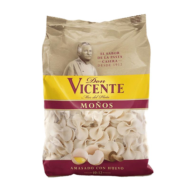 Fideos DON VICENTE Moños 500g