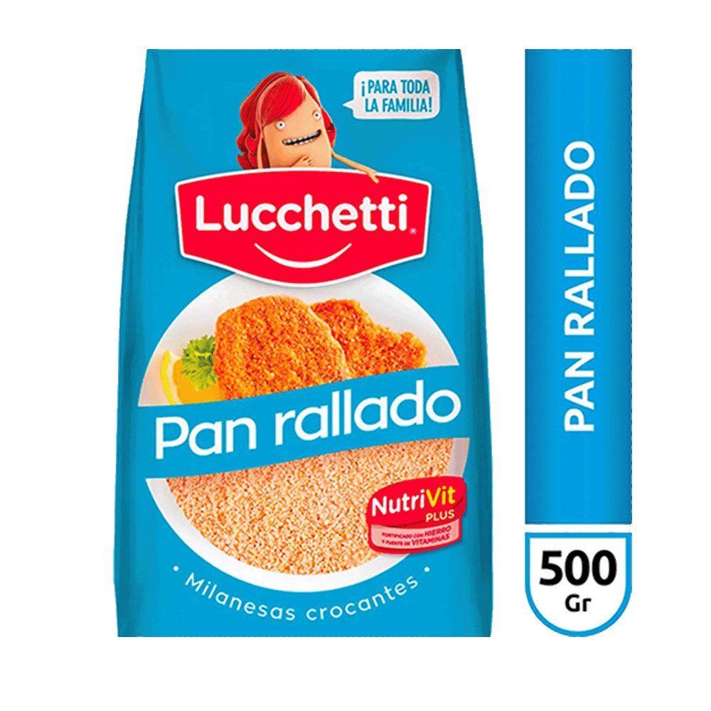 Pan Rallado Lucchetti Nutrivit 500 gr