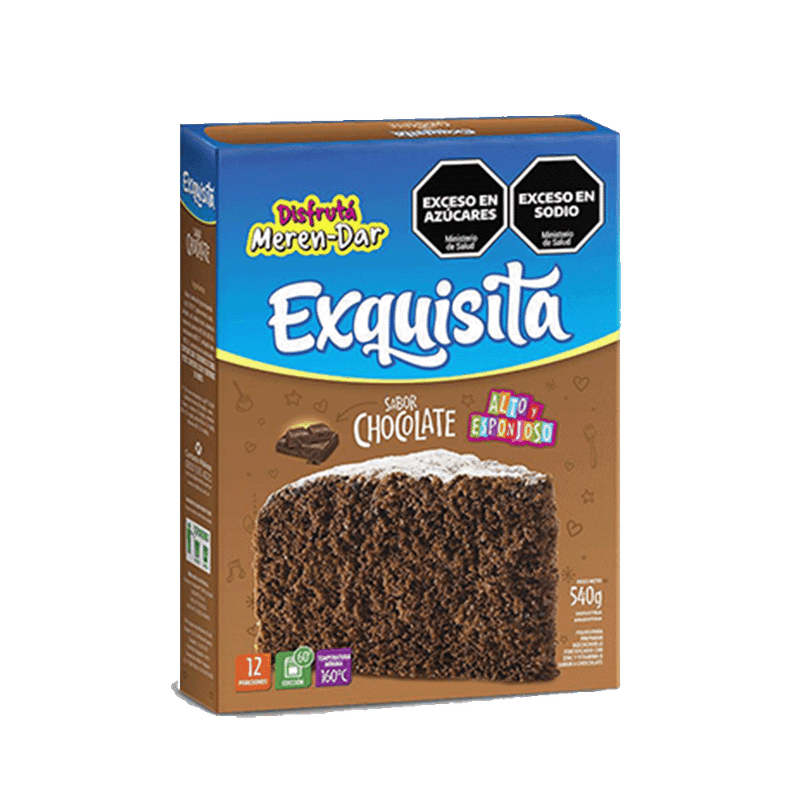 Bizcochuelo EXQUISITA Chocolate 540g