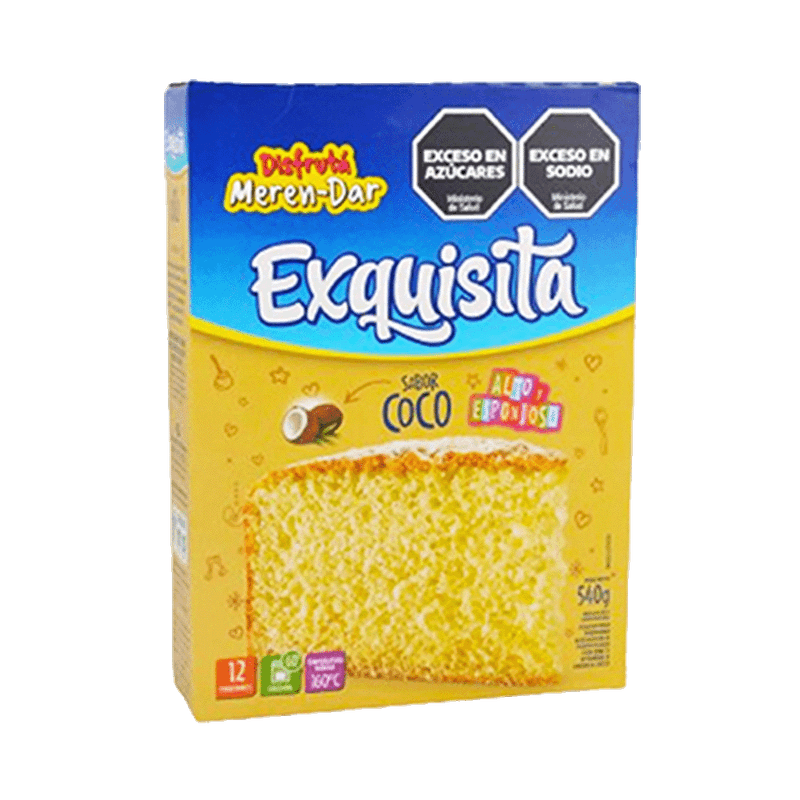 Bizcochuelo EXQUISITA Coco 540g
